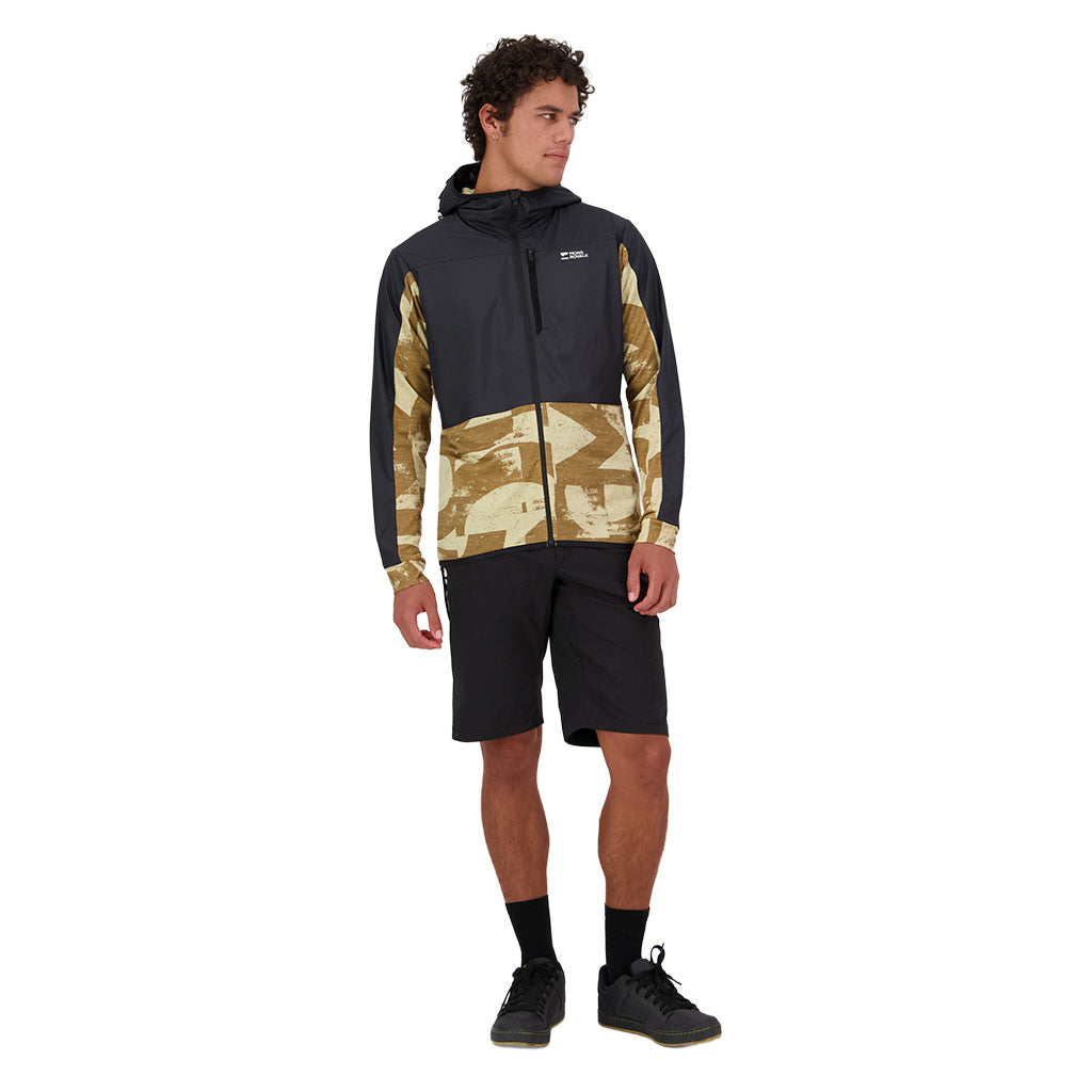Diversion Merino Wind Jacket - MR Grunge/Black