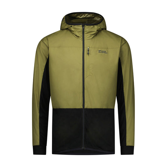 Mens Diversion Merino Wind Jacket Fern / Black