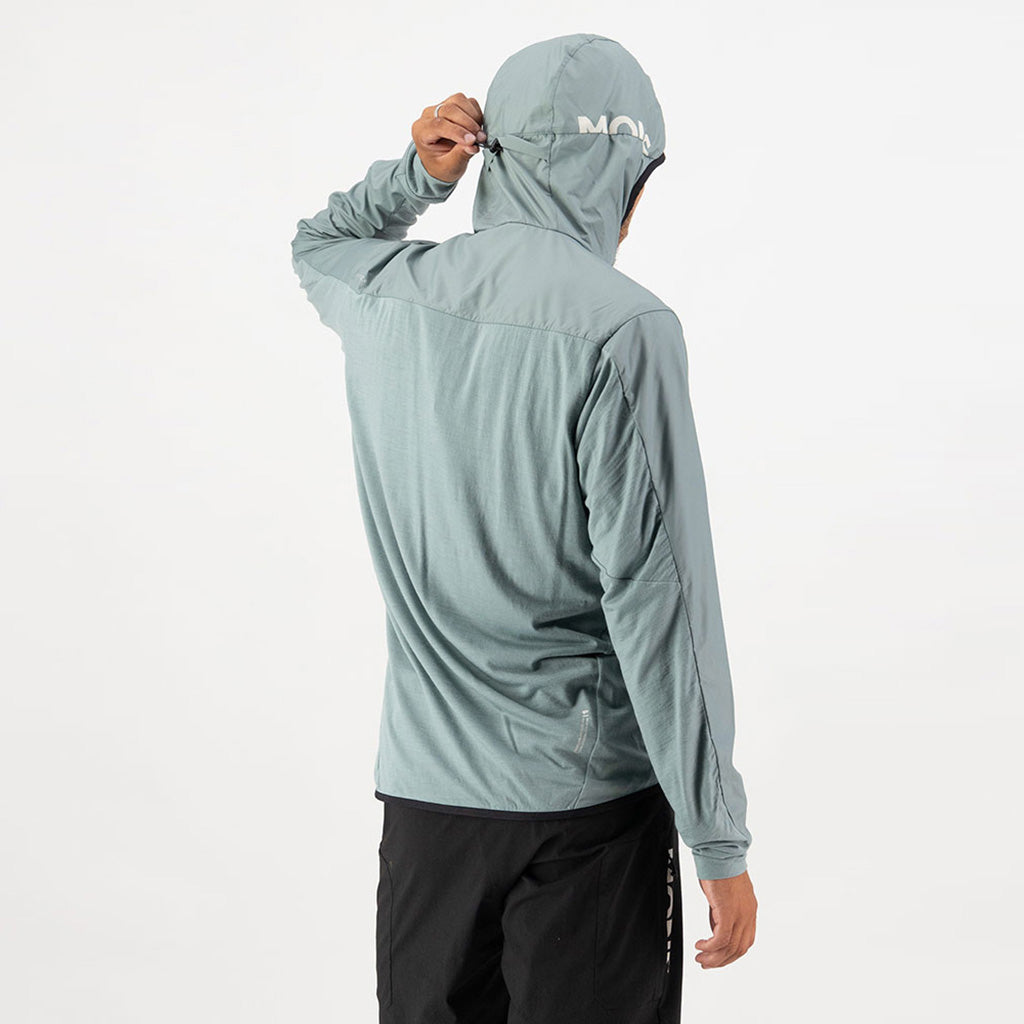 Mens Diversion Merino Wind Jacket Desert Sage