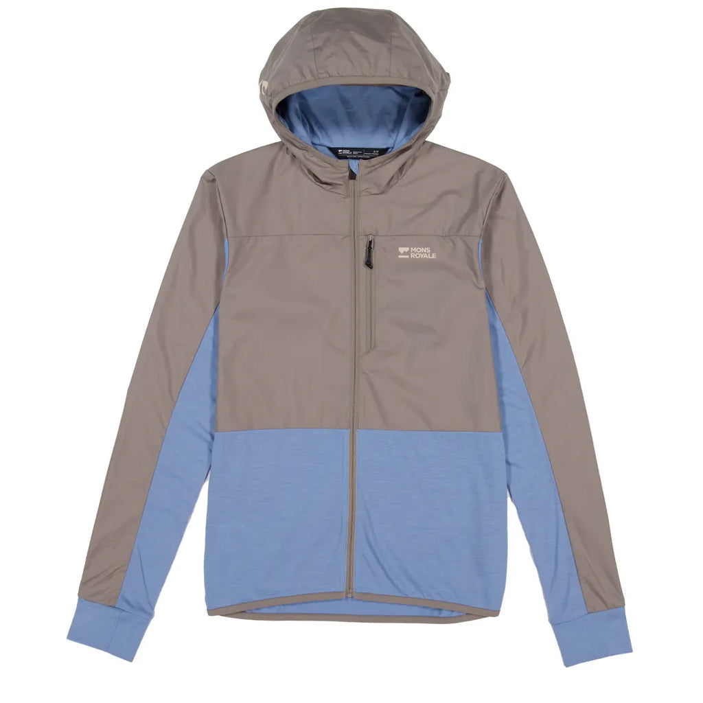 Diversion Merino Wind Jacket - Moonstone/Cinder