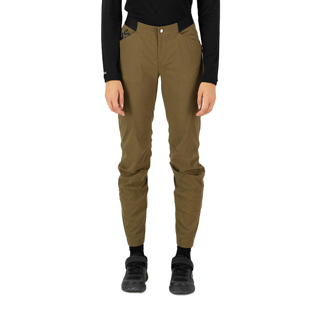 Womens Diversion Merino Trail Pants Dark Olive