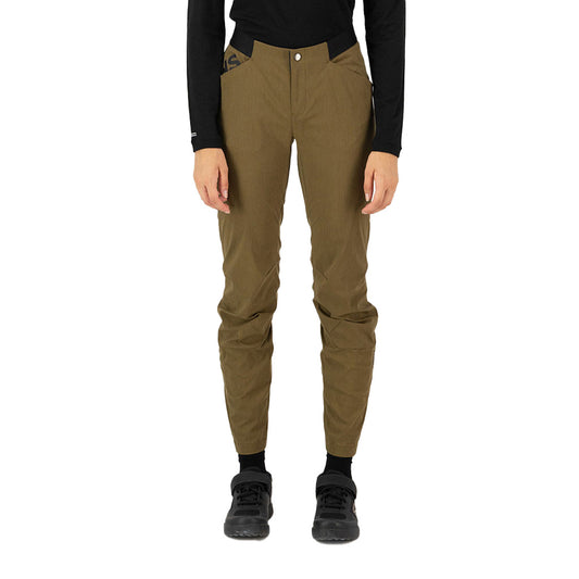 Womens Diversion Merino Trail Pants Dark Olive