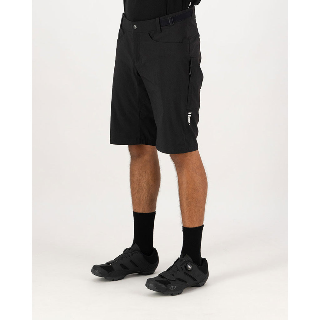 Mens Diversion Merino Trail Shorts Black