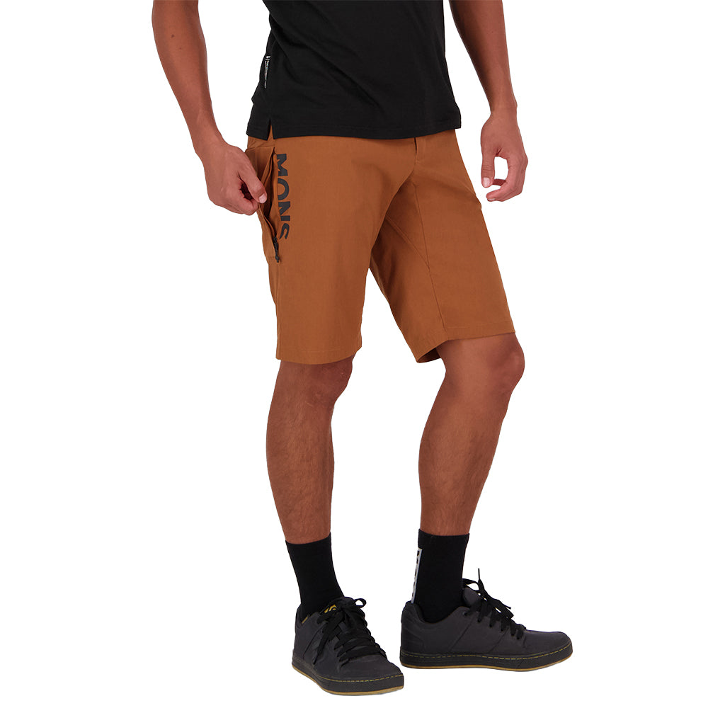 Diversion Merino Trail Shorts - Caramel