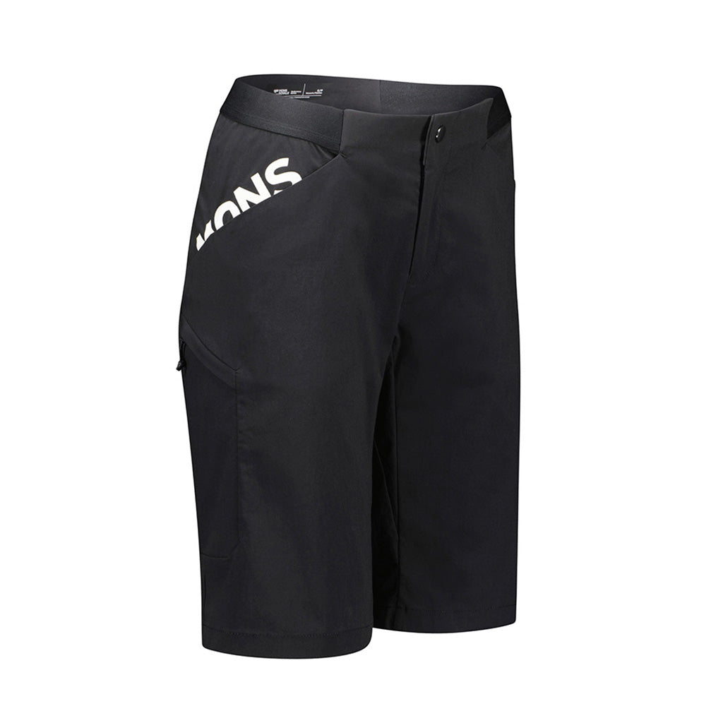 Womens Diversion Merino Trail Shorts Black