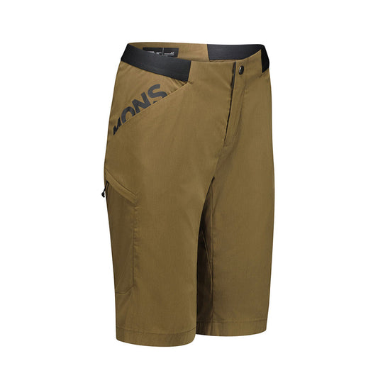 Womens Diversion Merino Trail Shorts Dark Olive
