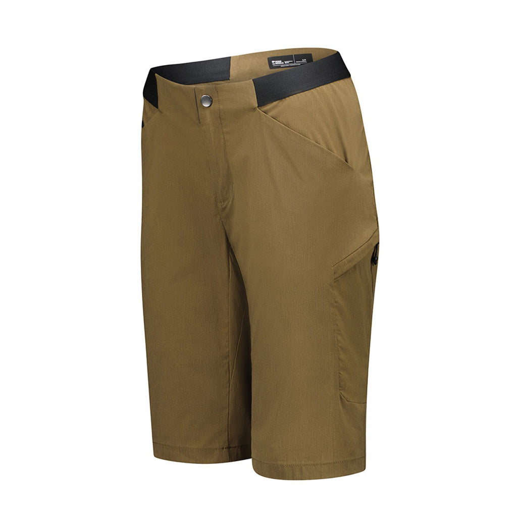 Womens Diversion Merino Trail Shorts Dark Olive