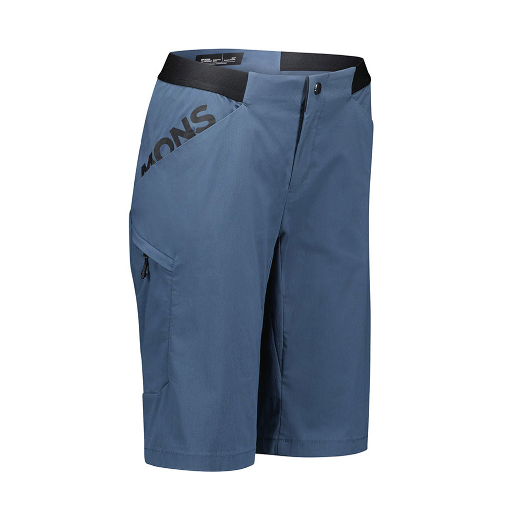 Womens Diversion Merino Trail Shorts Abyss