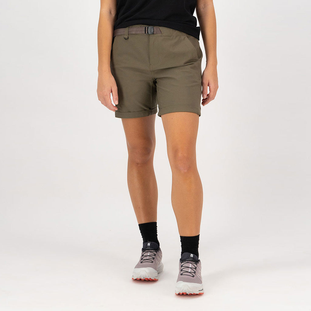 Womens Escapade Shorts Dark Olive