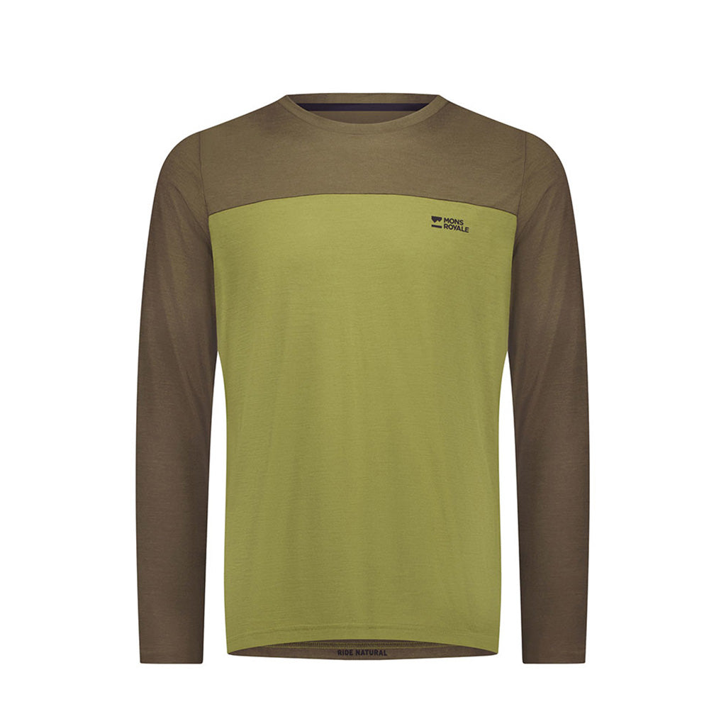 M's Diversion Merino Bike Jersey Long Sleeve Fern
