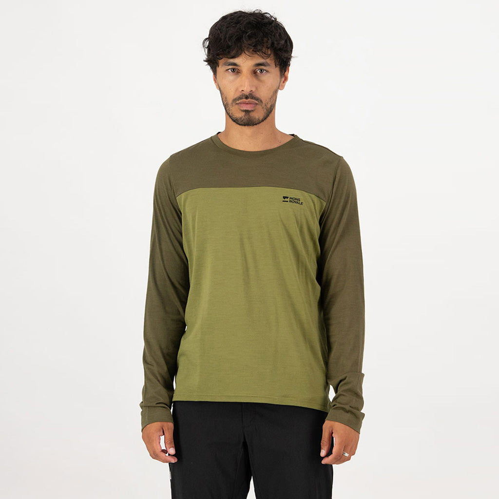 M's Diversion Merino Bike Jersey Long Sleeve Fern