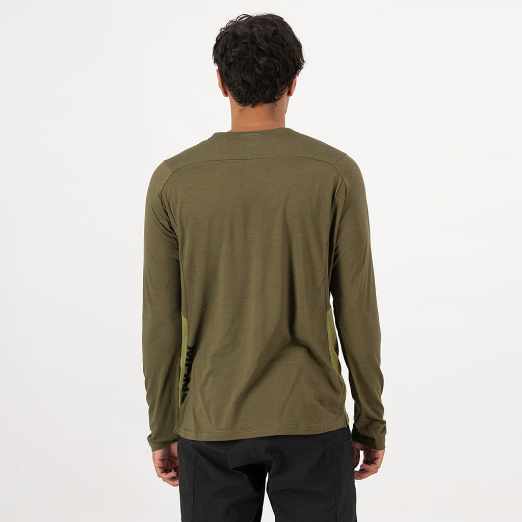 M's Diversion Merino Bike Jersey Long Sleeve Fern