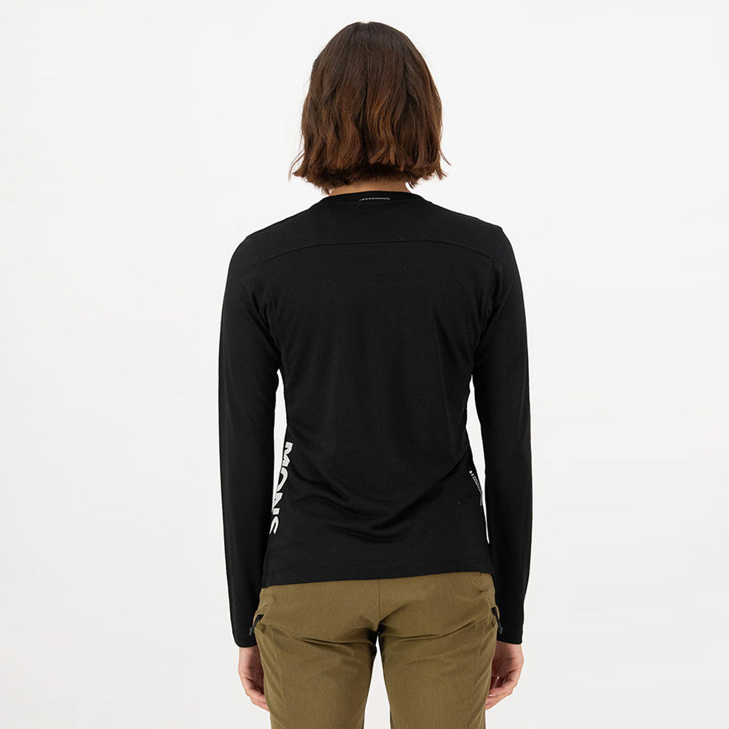 W's Diversion Merino Bike Jersey Long Sleeve Black