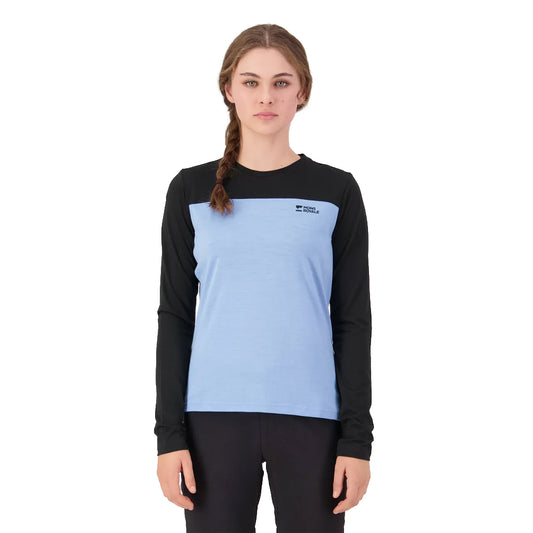 Diversion Merino Bike Jersey Long Sleeve - Moonstone/Black