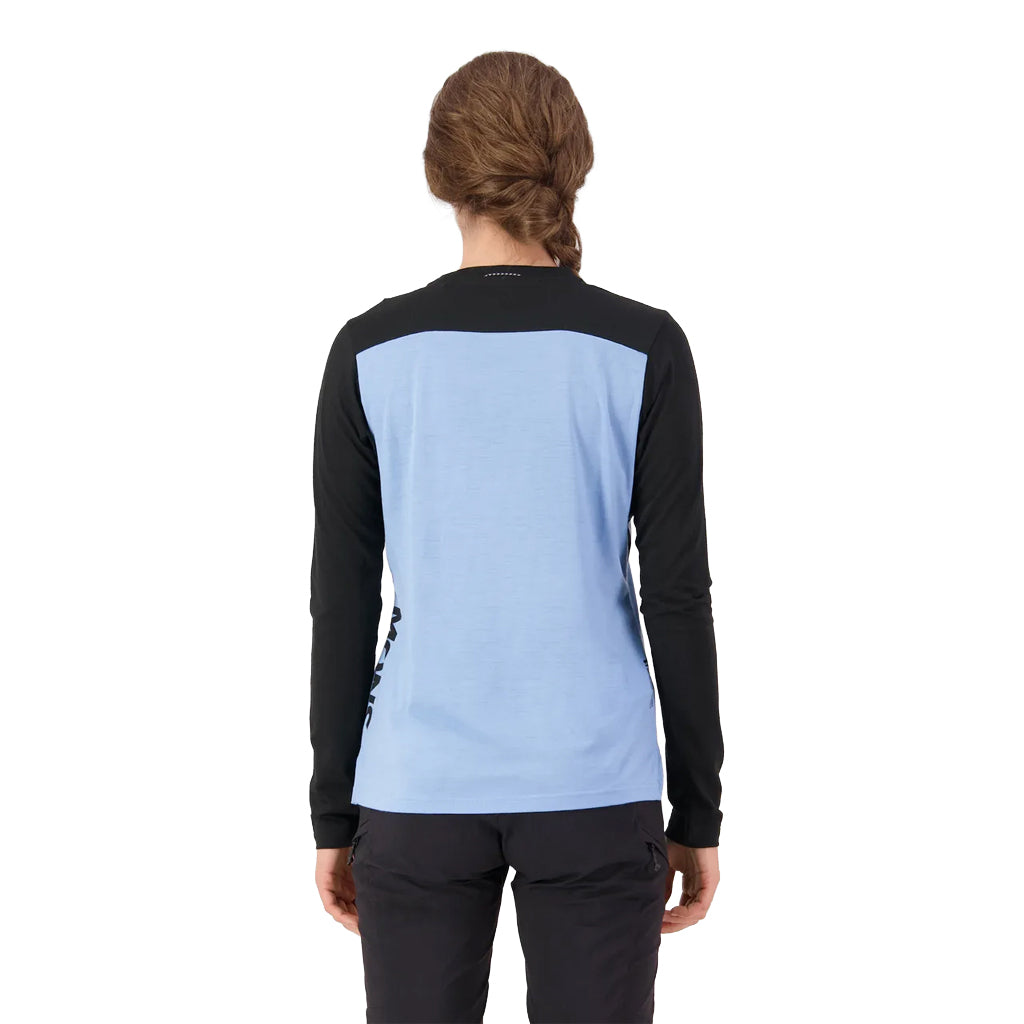 Diversion Merino Bike Jersey Long Sleeve - Moonstone/Black