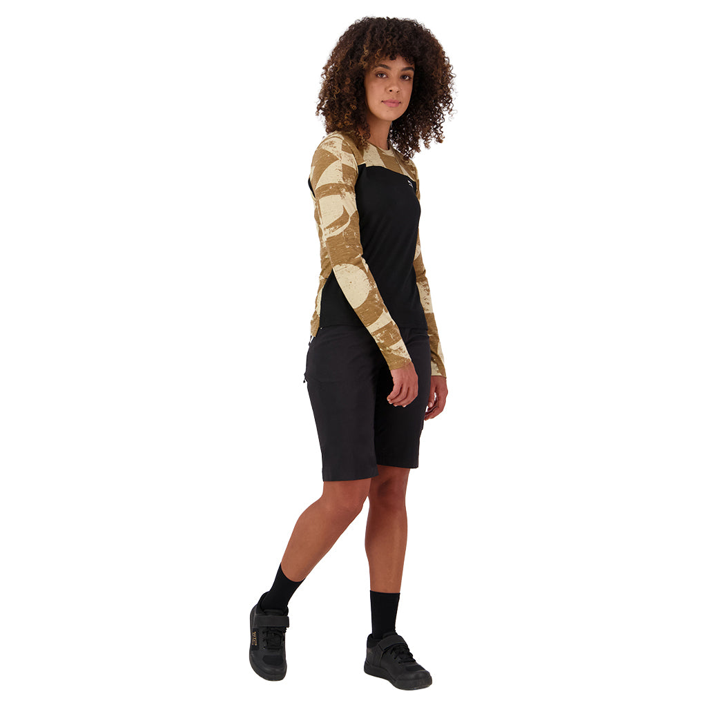 Diversion Merino Bike Jersey Long Sleeve - MR Grunge/Black