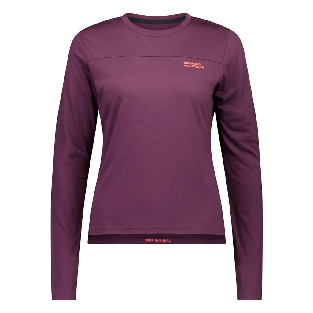 Diversion Merino Bike Jersey Long Sleeve - Fig