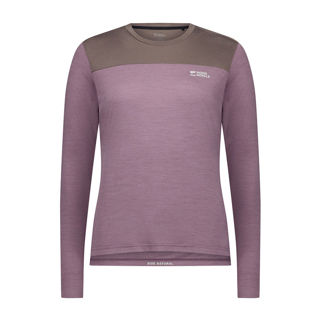 W's Diversion Merino Bike Jersey Long Sleeve Mauve