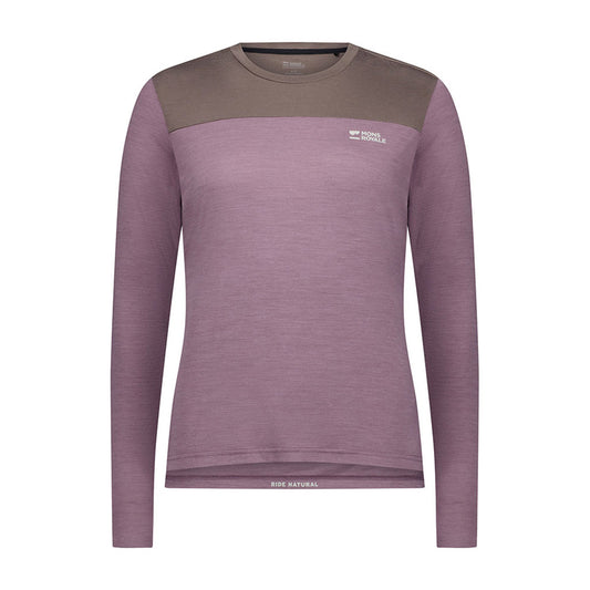 W's Diversion Merino Bike Jersey Long Sleeve Mauve
