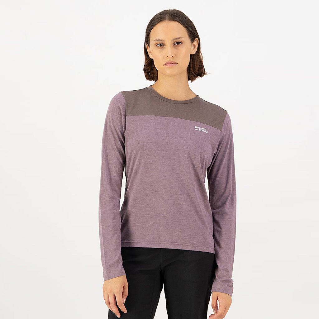 W's Diversion Merino Bike Jersey Long Sleeve Mauve