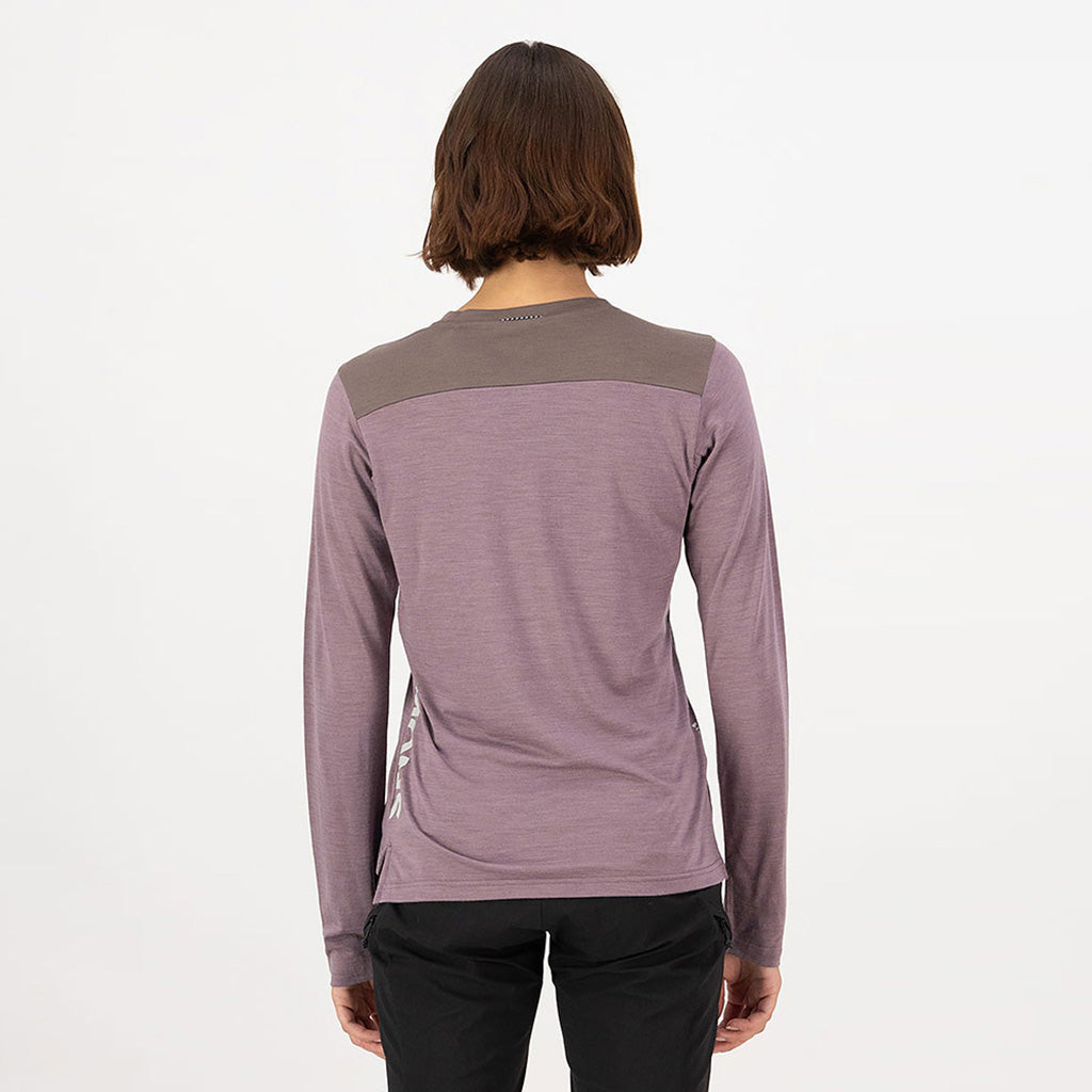 W's Diversion Merino Bike Jersey Long Sleeve Mauve