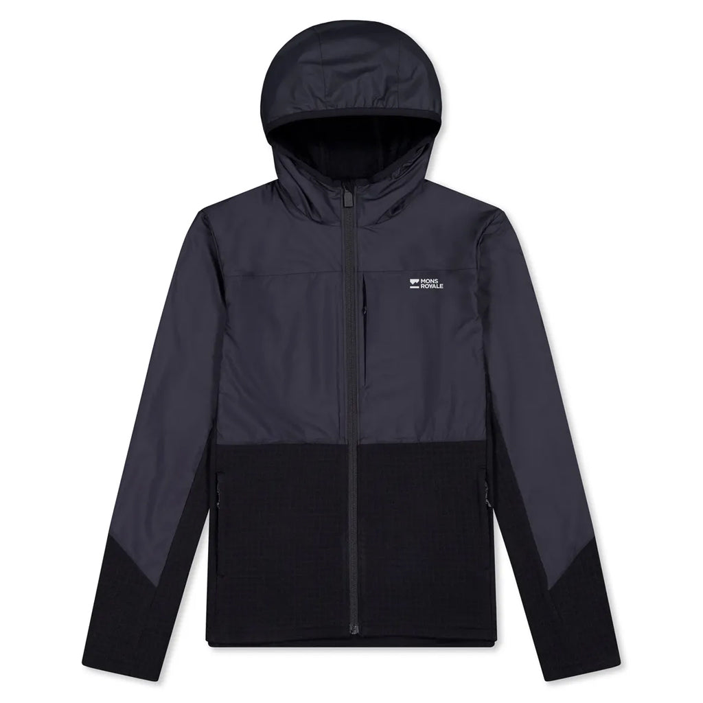 Offgrid Merino Fleece Wind Jacket - Black
