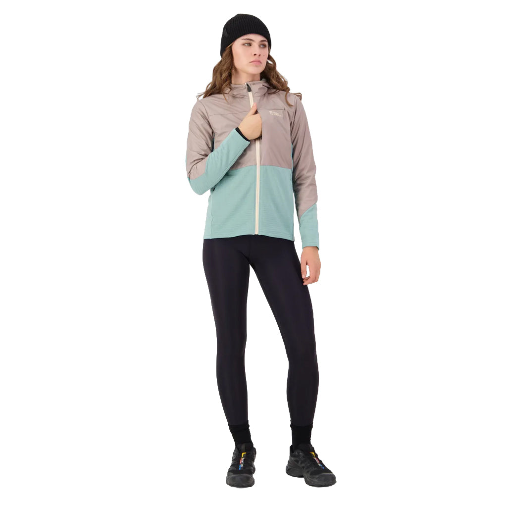 Offgrid Merino Fleece Wind Jacket - Dusty Teal/Cinder