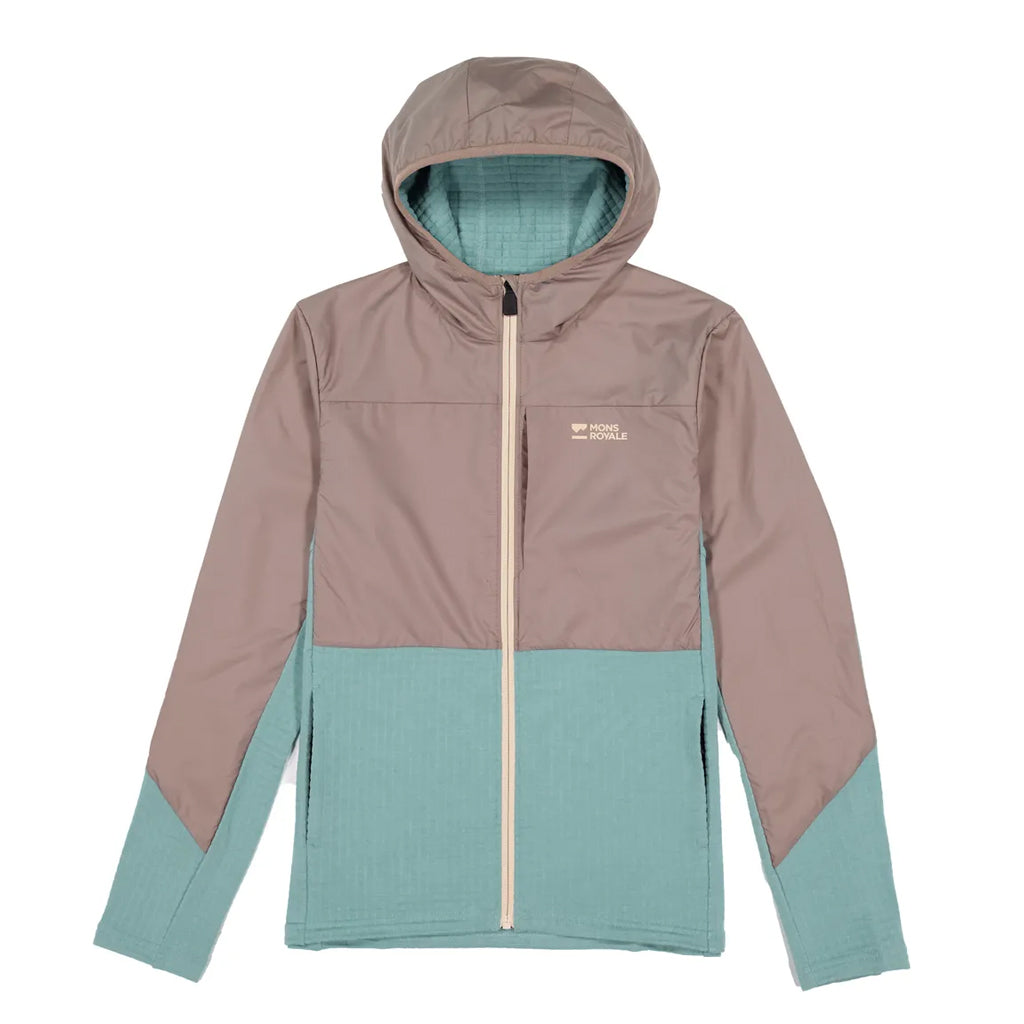 Offgrid Merino Fleece Wind Jacket - Dusty Teal/Cinder