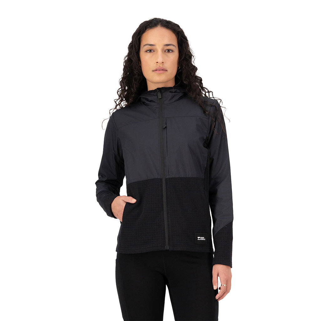 Offgrid Merino Fleece Wind Jacket - Black