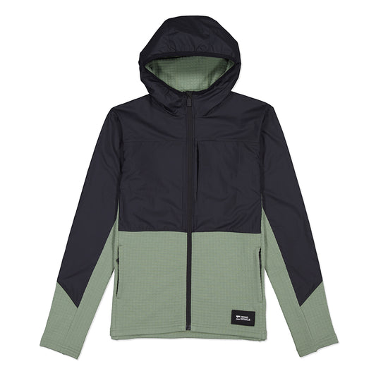 Offgrid Merino Fleece Wind Jacket - Willow / Black