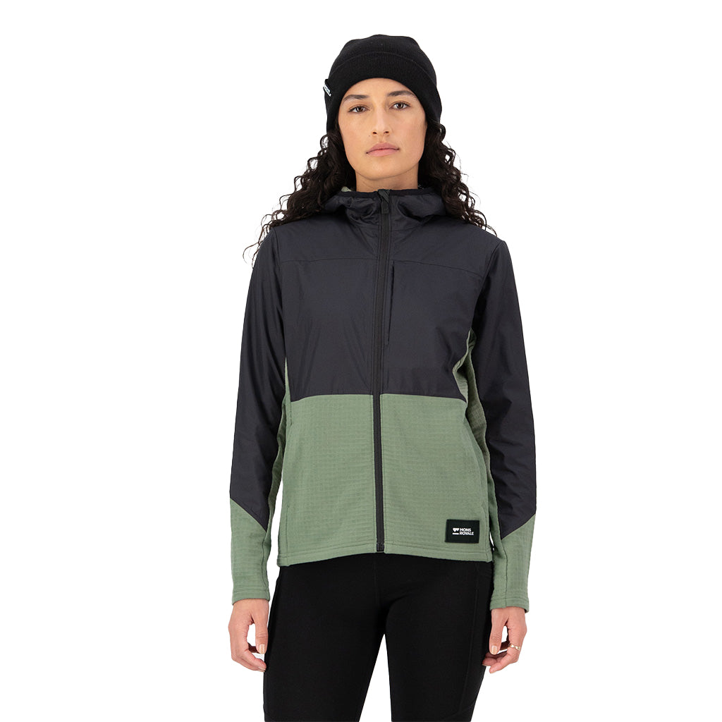 Offgrid Merino Fleece Wind Jacket - Willow / Black