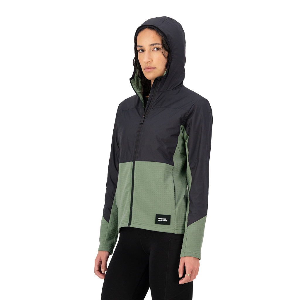 Offgrid Merino Fleece Wind Jacket - Willow / Black