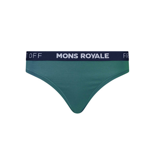 Womens Stratos Merino Thong Abyss