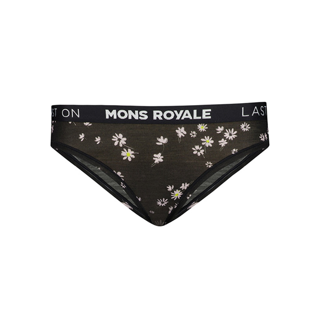 Folo Merino Briefs - Black Daisy