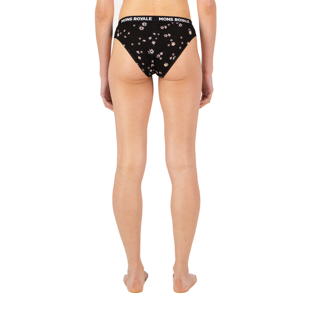 Folo Merino Briefs - Black Daisy