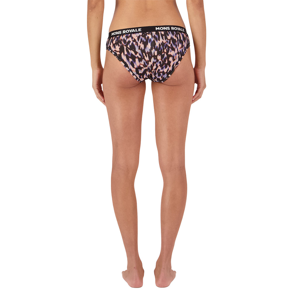 Folo Merino Briefs - Rock Leopard