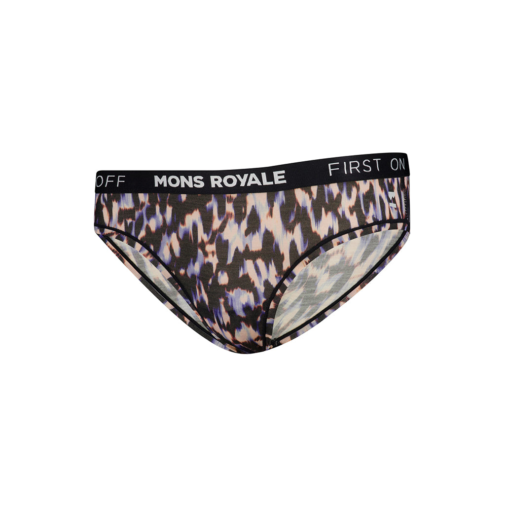 Folo Merino Briefs - Rock Leopard
