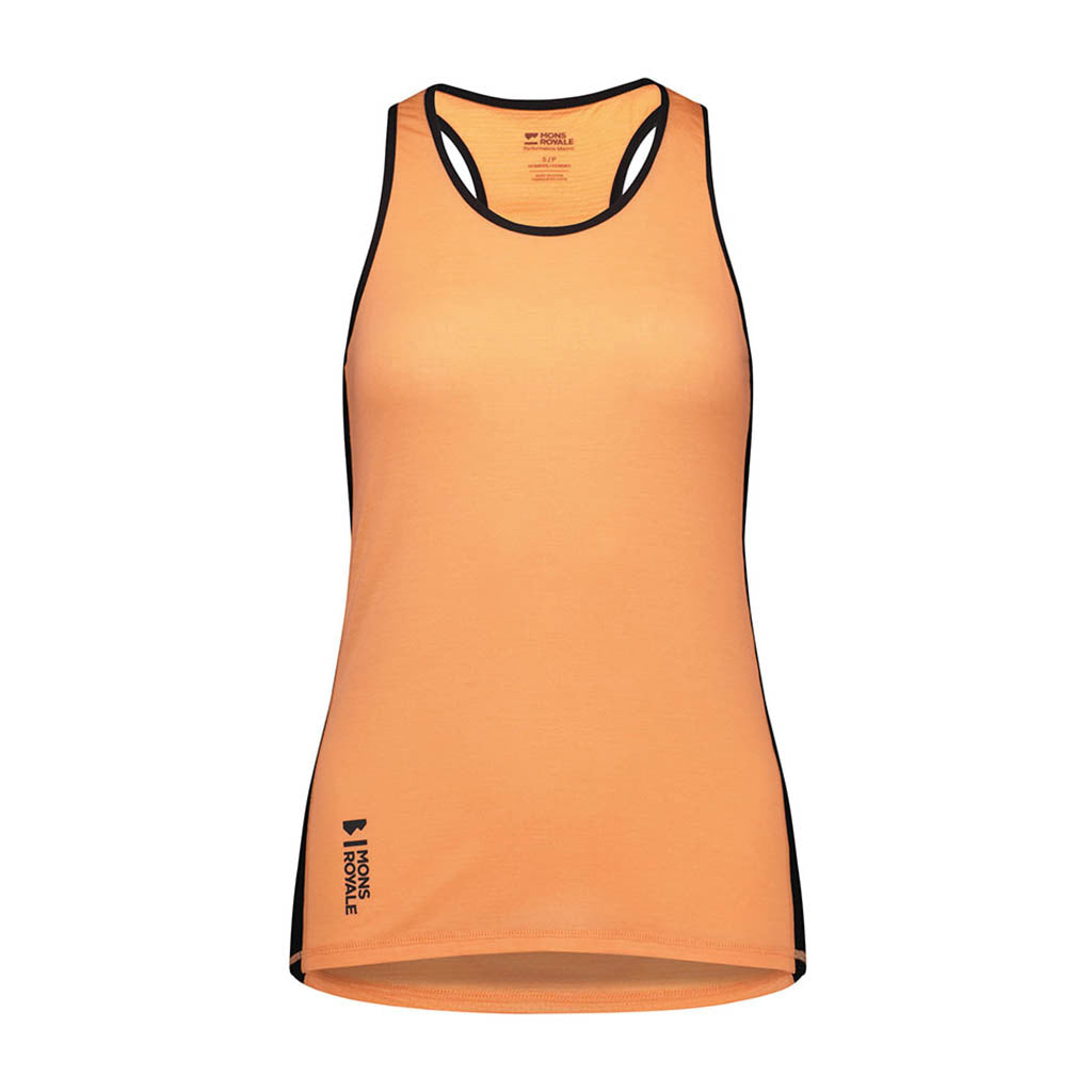 Womens Bella Merino Tank Punch / Black