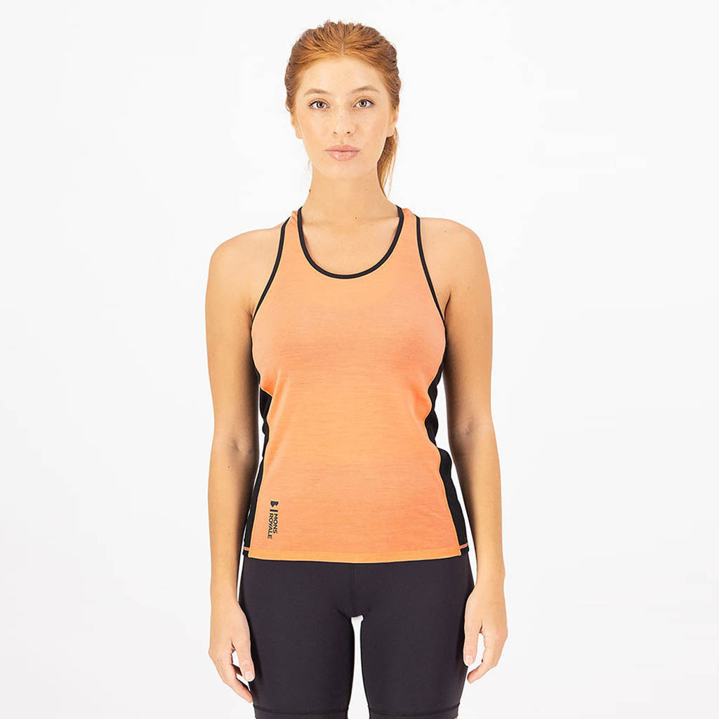 Womens Bella Merino Tank Punch / Black