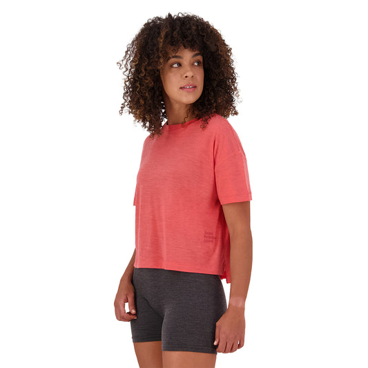 Zephyr Merino Tencel™ Boxy T-Shirt - Watermelon