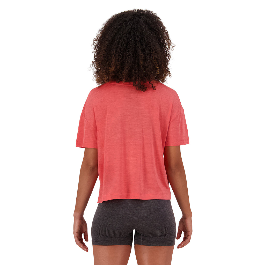 Zephyr Merino Tencel™ Boxy T-Shirt - Watermelon