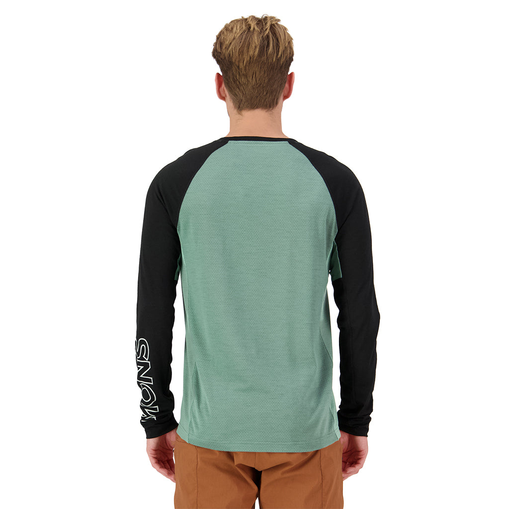 Tarn Merino Long Sleeve - Cypress/Black/Thyme