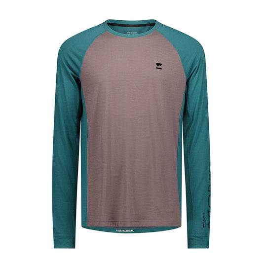 Mens Tarn Merino Long Sleeve Iron / Abyss