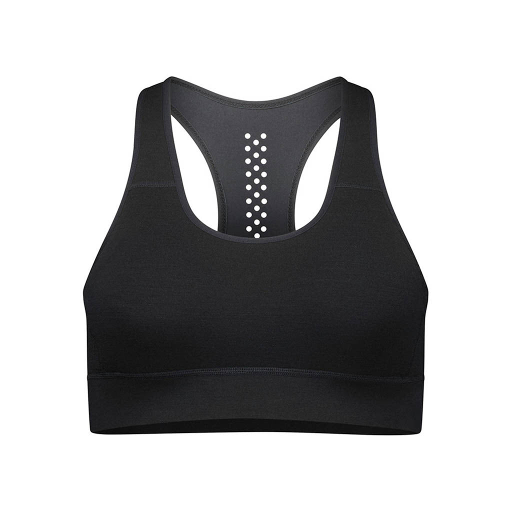 Stratos Merino Sports Bra - Black