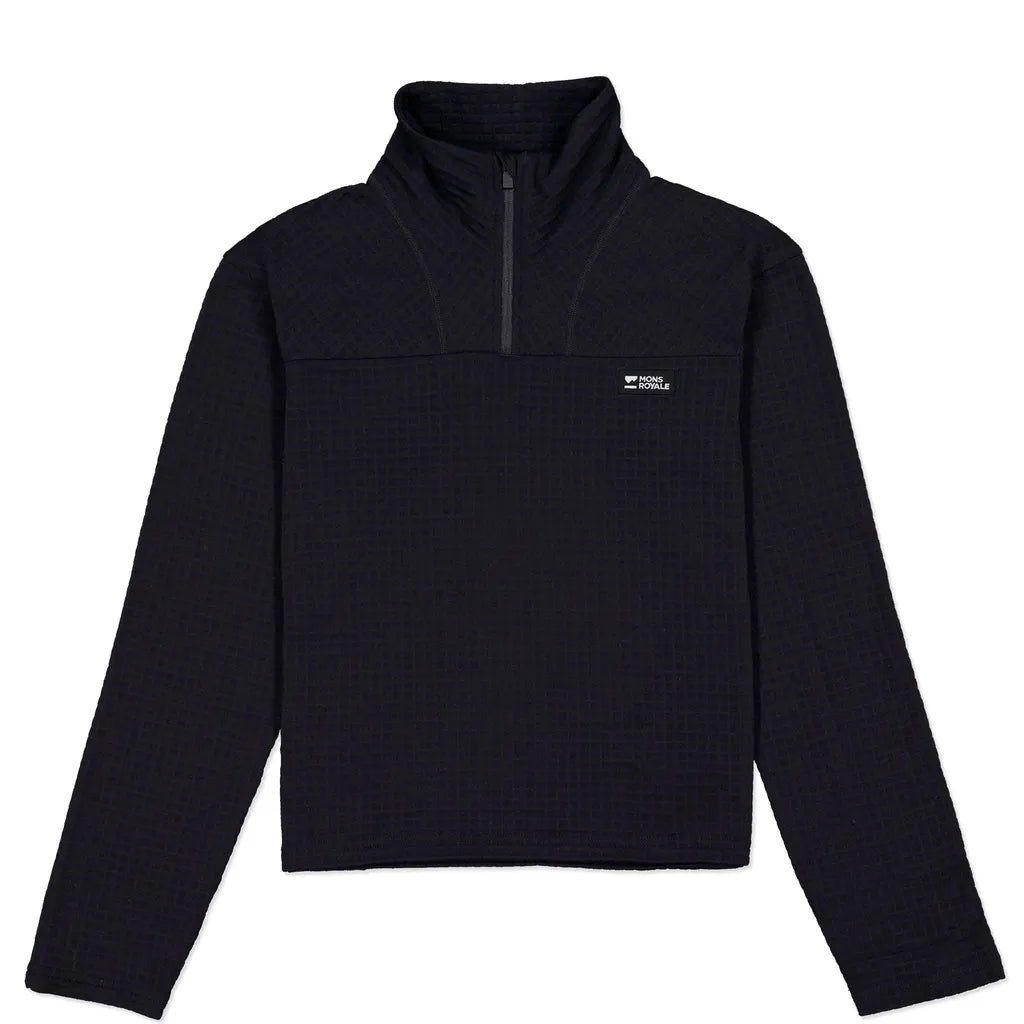 Offgrid Merino Fleece Long Sleeve - Black