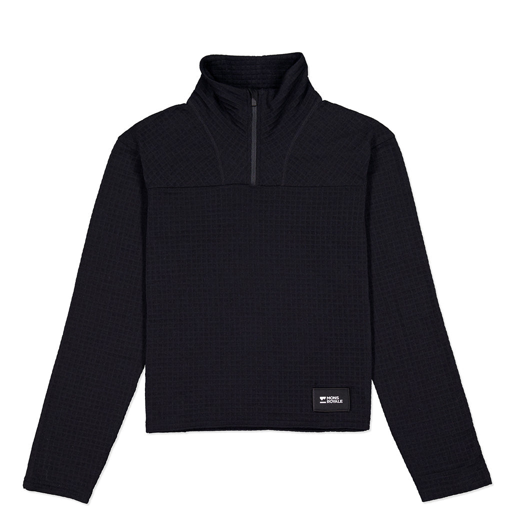 Offgrid Merino Fleece Long Sleeve - Black