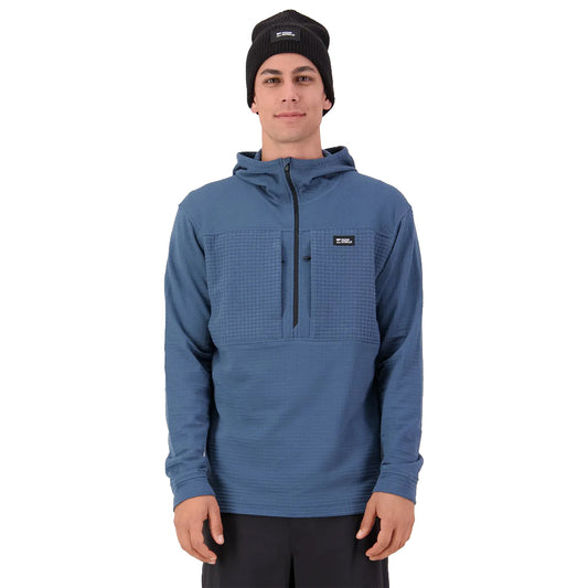 Offgrid Merino Fleece 1/2 Zip Long Sleeve - Orian Blue