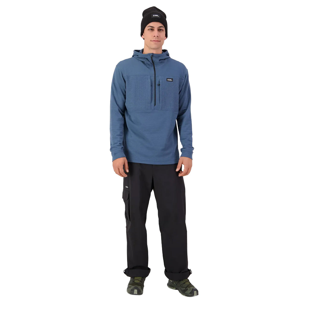 Offgrid Merino Fleece 1/2 Zip Long Sleeve - Orian Blue