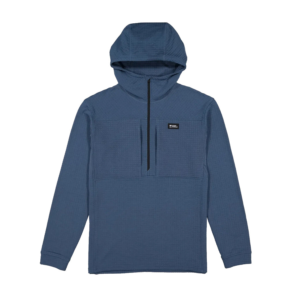 Offgrid Merino Fleece 1/2 Zip Long Sleeve - Orian Blue
