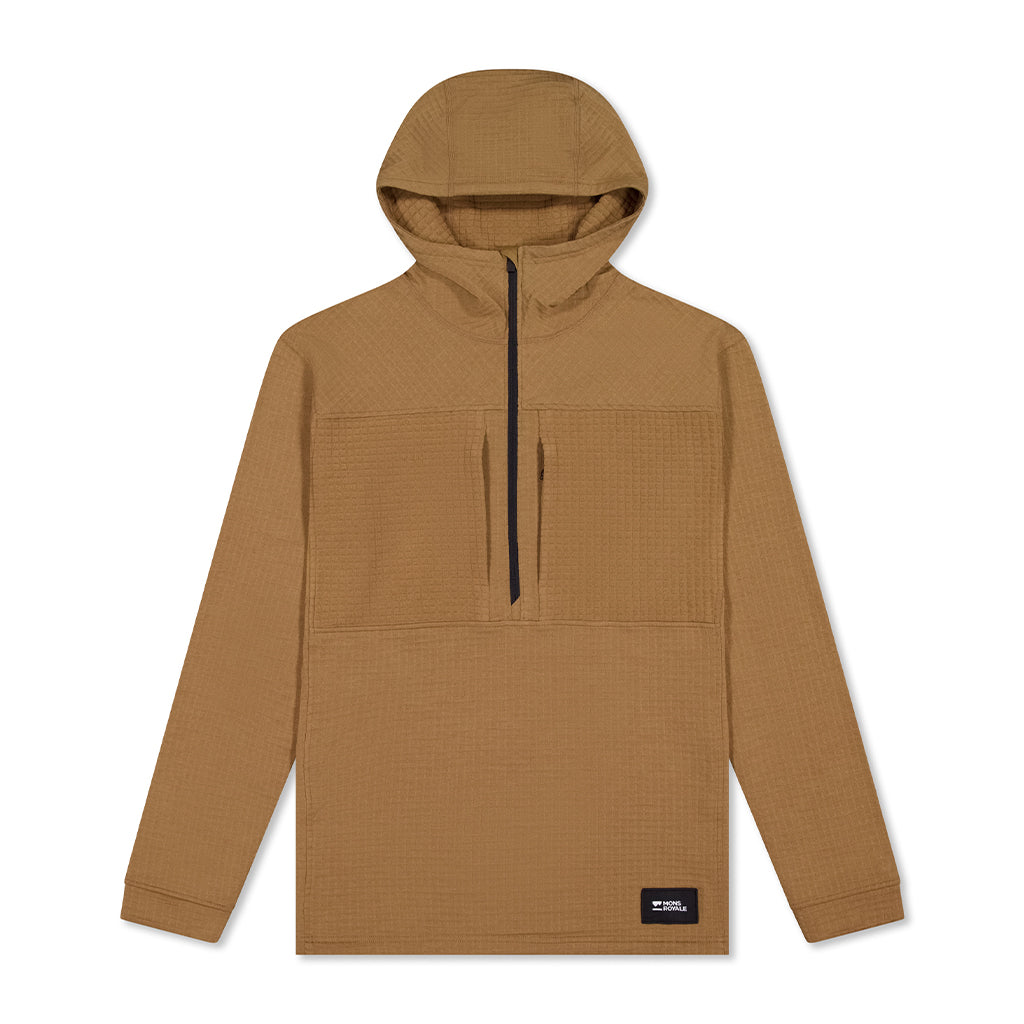 Offgrid Merino Fleece 1/2 Zip Long Sleeve - Toffee
